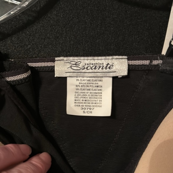 Bustier Set with Thigh-High Nylons and Thong - Secret Desire by Escalante - Picture 8 of 8